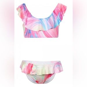 🇺🇸 Stella Cove girls bikini with ruffles